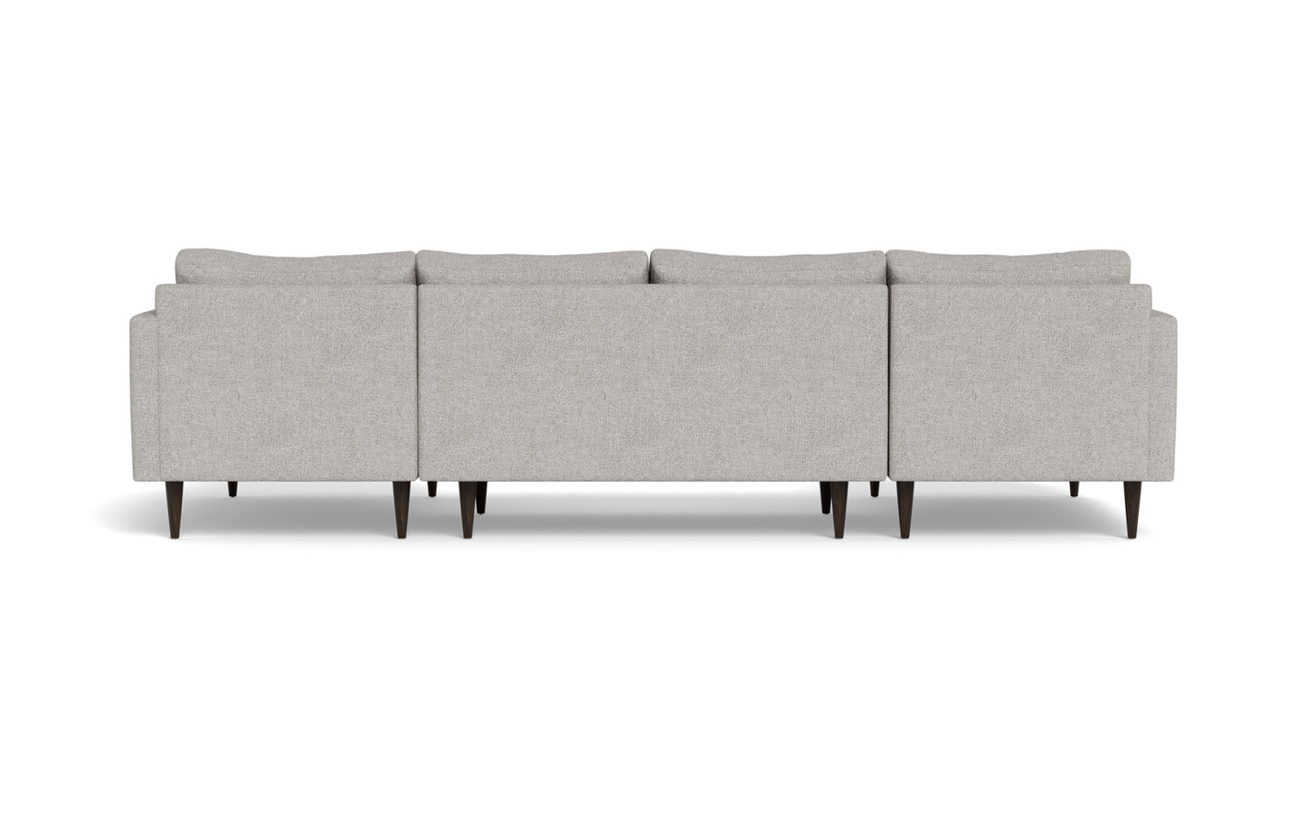 Wallace 126" Untufted Double Chaise U Sectional