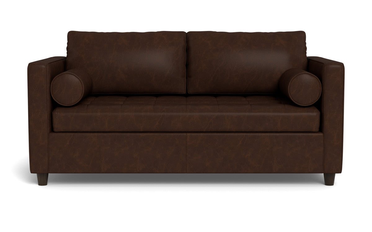 Ladybird 72" Leather Full Sleeper Loveseat - Cheyenne Arrowshaft