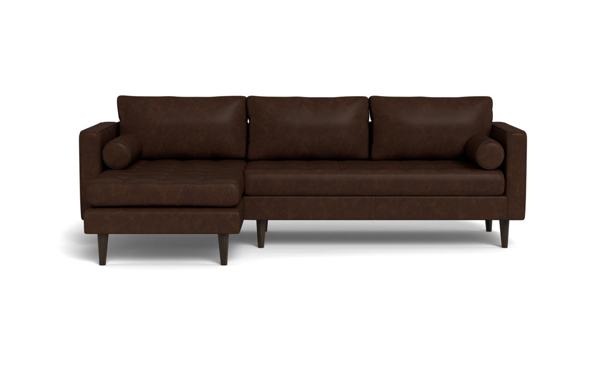 Ladybird 102" Leather Left Chaise Sectional - Cheyenne Arrowshaft