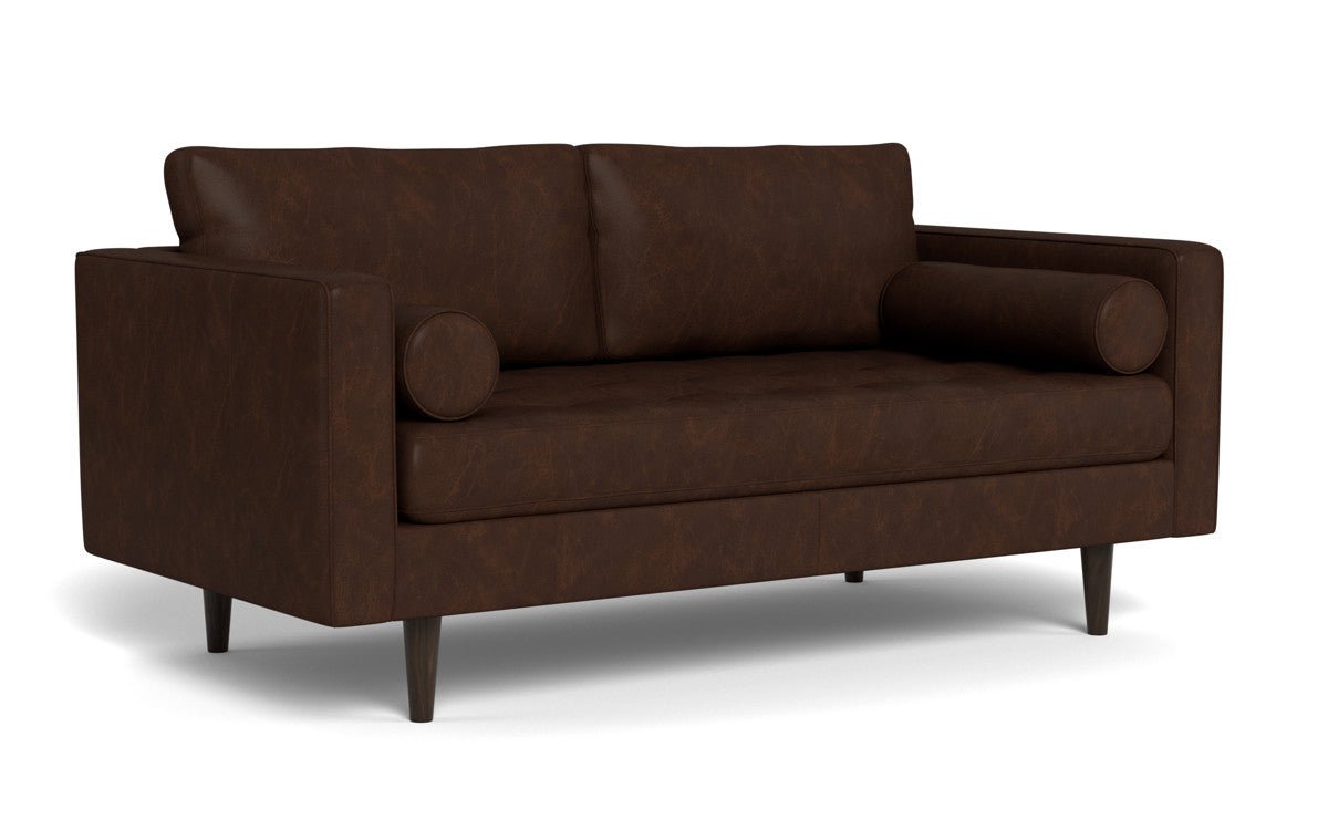 Ladybird 72" Leather Loveseat - Cheyenne Arrowshaft