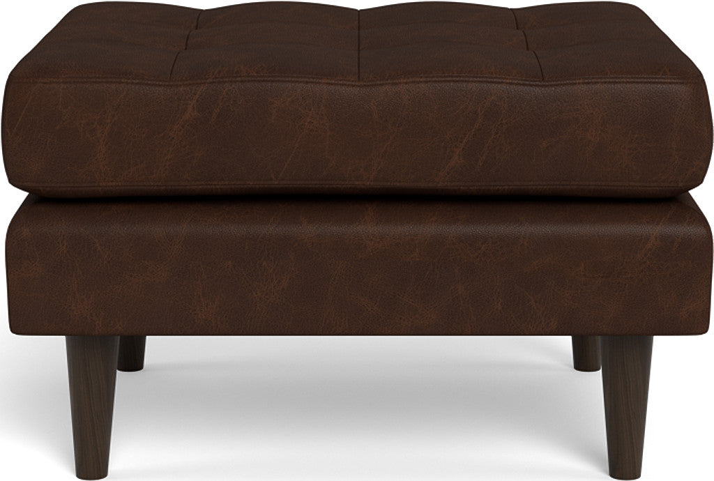 Ladybird Leather Ottoman -