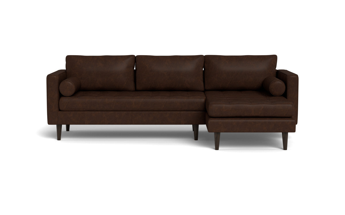 Ladybird 102" Leather Right Chaise Sectional - Cheyenne Arrowshaft