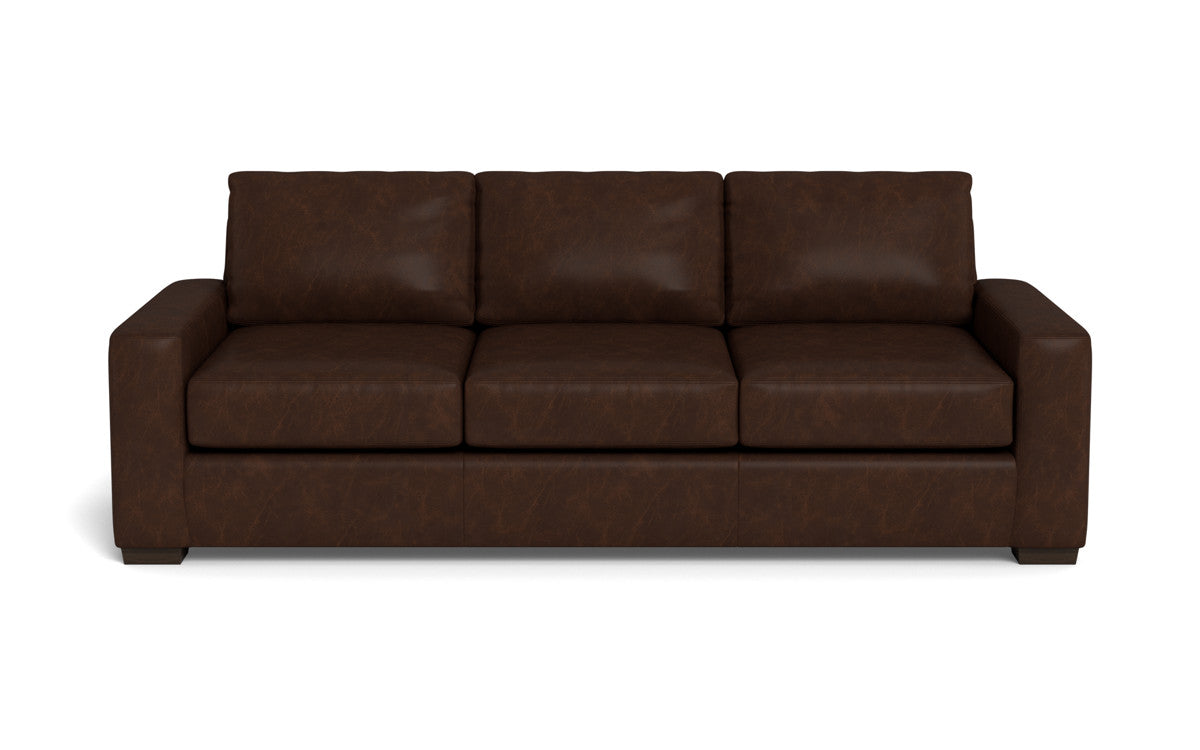 Mas Mesa 101" Deep Leather Estate Sofa - Cheyenne Arrowshaft