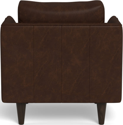 Rainey 35" Leather Arm Chair - Cheyenne Arrowshaft