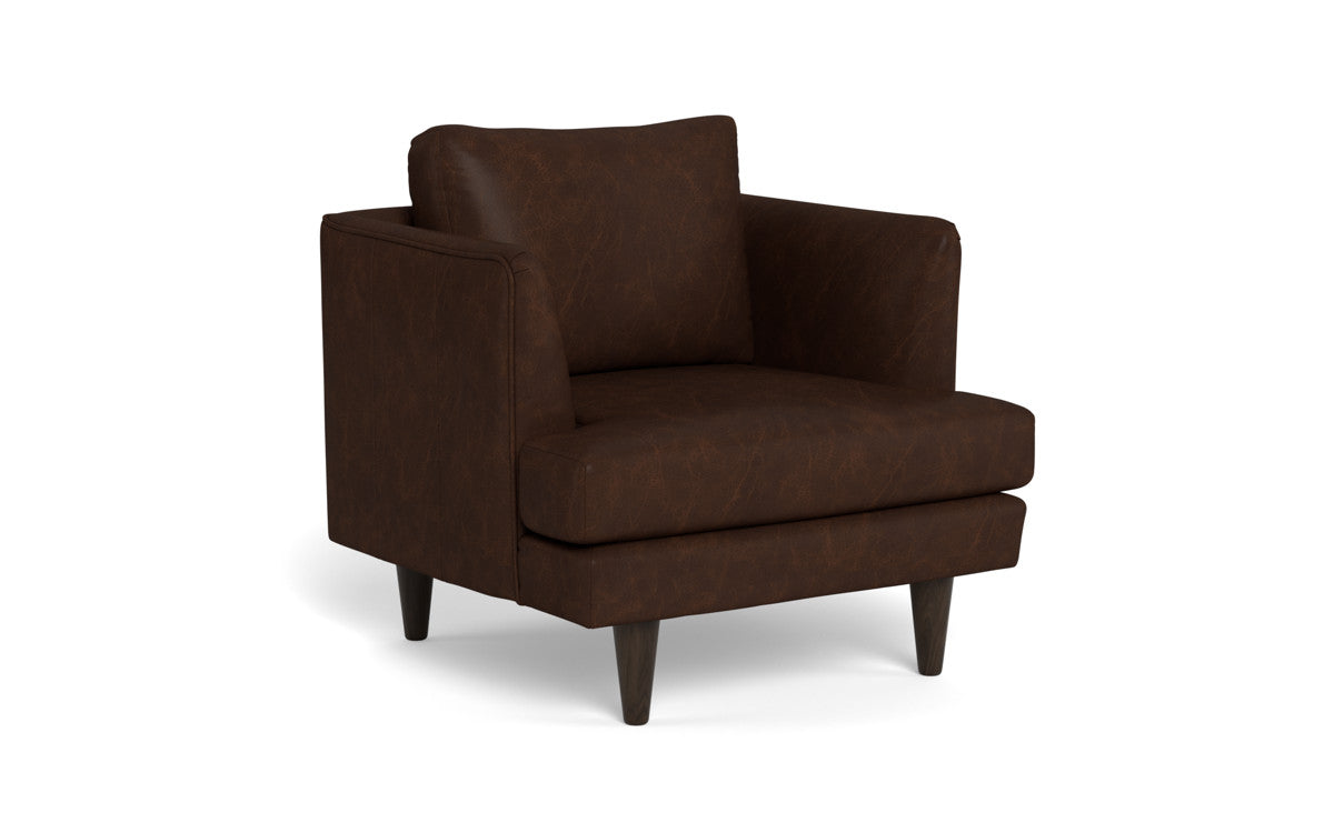 Rainey 35" Leather Arm Chair - Cheyenne Arrowshaft