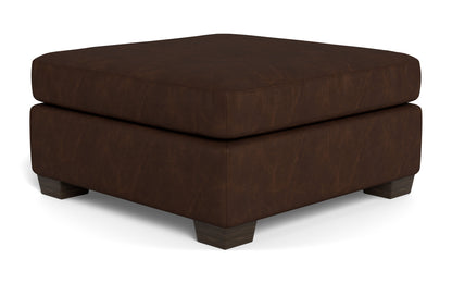 Track Leather Cocktail Ottoman - Cheyenne Arrowshaft