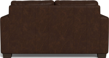 Track 62" Leather Loveseat - Cheyenne Arrowshaft