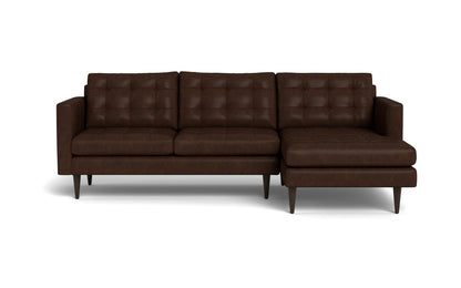 Wallace 98" Leather Right Chaise Sectional - Cheyenne Arrowshaft