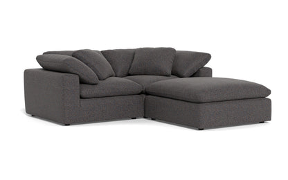 Fluffy 2 Piece Sofa w/Otto - Cordova Eclipse