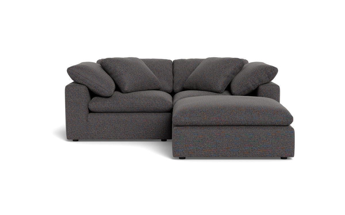 Fluffy 2 Piece Sofa w/Otto - Cordova Eclipse