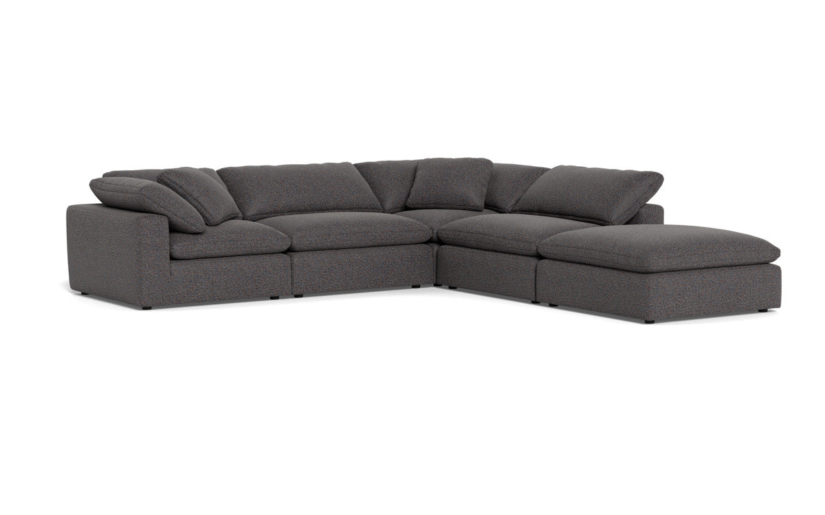 Fluffy 4 Piece Sectional w/Otto - Cordova Eclipse