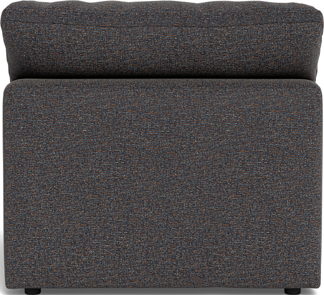 Fluffy Small Armless Chair - Cordova Eclipse