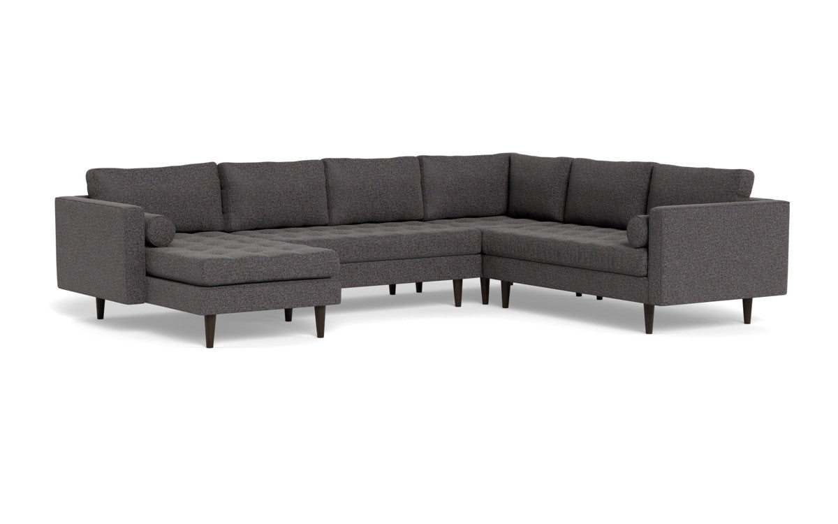 Ladybird 133" Corner Sectional with Left Chaise - Cordova Eclipse