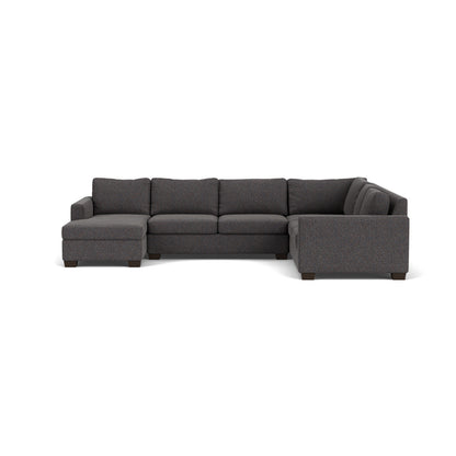 Track 141" Corner Sectionals W. Full Sleeper & Left Chaise - Cordova Eclipse