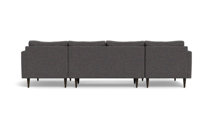 Wallace 126" Untufted Double Chaise U Sectional