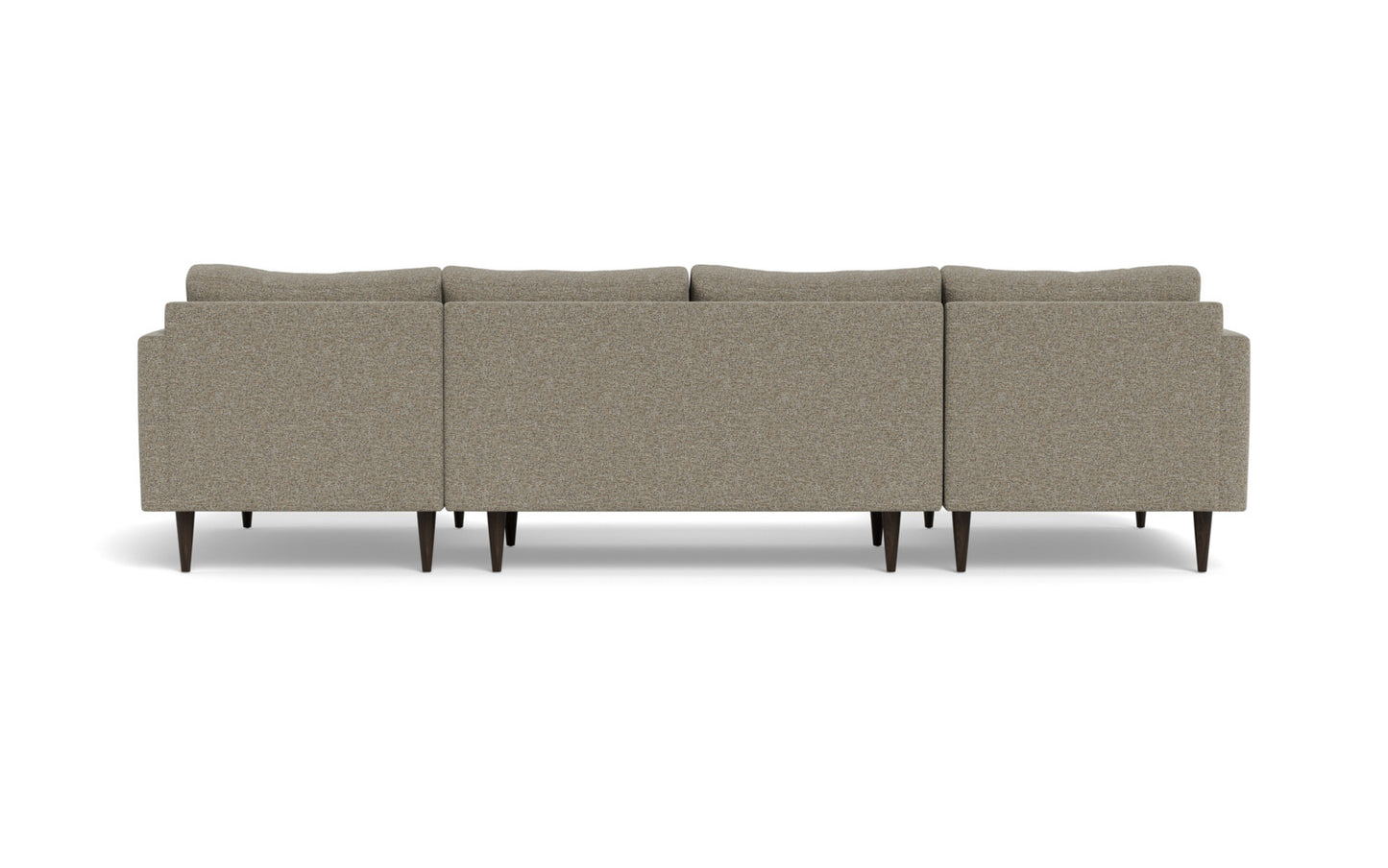 Wallace 126" Untufted Double Chaise U Sectional
