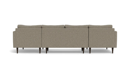 Wallace 126" Untufted Double Chaise U Sectional