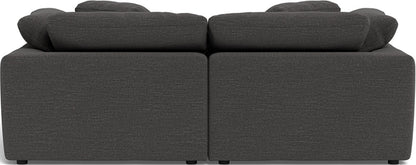 Fluffy 2 Piece Sofa w/Otto - Curious Charcoal