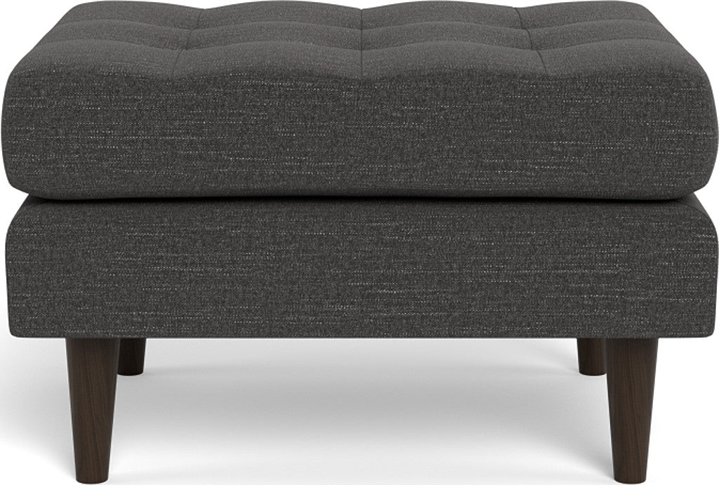 Ladybird Ottoman - Curious Charcoal