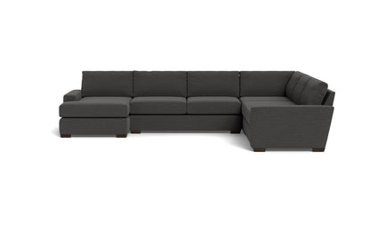 Mas Mesa 162" Deep Corner Sectionals w. Left Chaise - Curious Charcoal