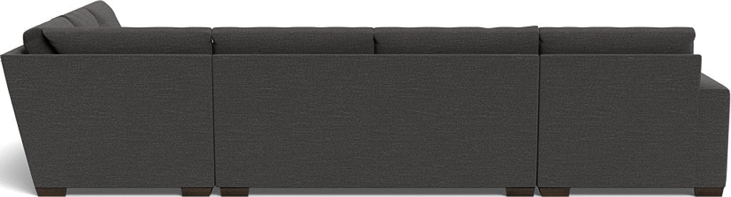 Mas Mesa 162" Deep Corner Sectionals w. Left Chaise - Curious Charcoal