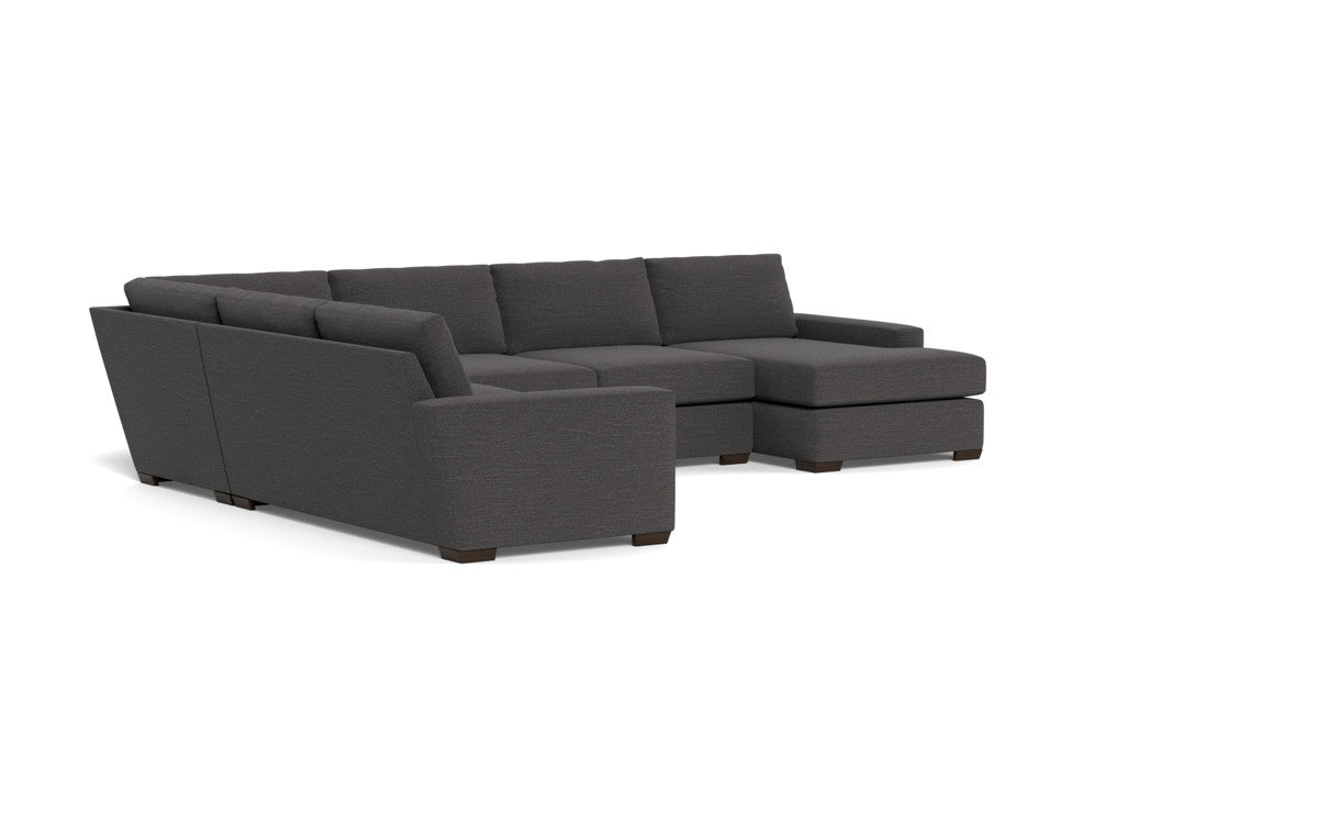 Mas Mesa 162" Deep Corner Sectionals w. Right Chaise - Curious Charcoal