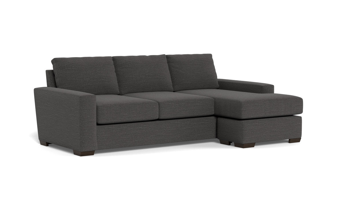 Mas Mesa 101" Deep Reversible Sofa Chaise - Curious Charcoal