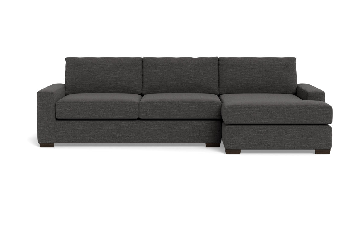 Mas Mesa 123" Deep Right Chaise Sectional - Curious Charcoal