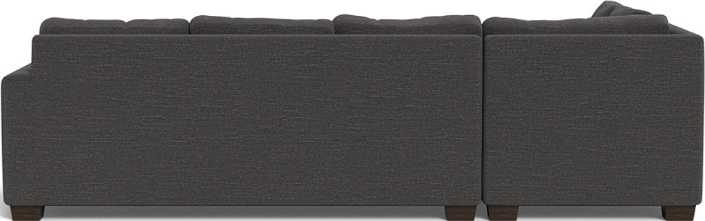 Track 121" Left Chaise Sectional - Curious Charcoal
