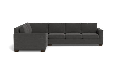 Track 121" Left Corner Sectional - Curious Charcoal