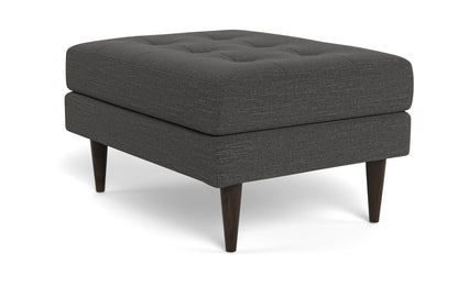 Wallace Ottoman - Curious Charcoal