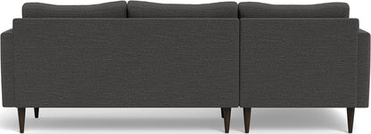 Wallace 98" Untufted Left Chaise Sectional - Curious Charcoal