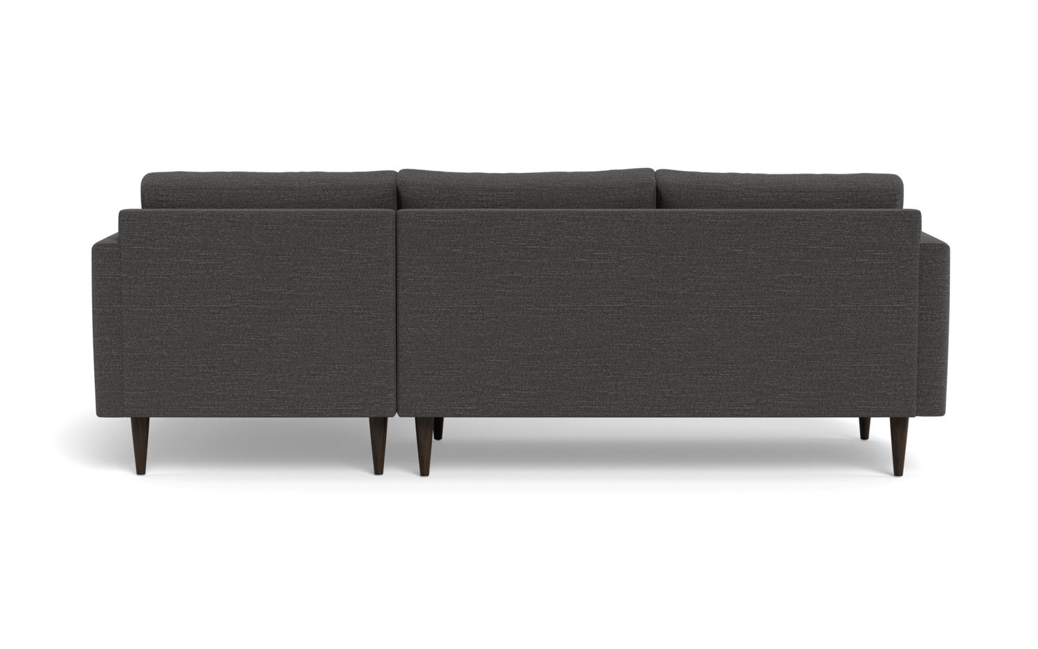 Wallace 98" Untufted Right Chaise Sectional - Curious Charcoal