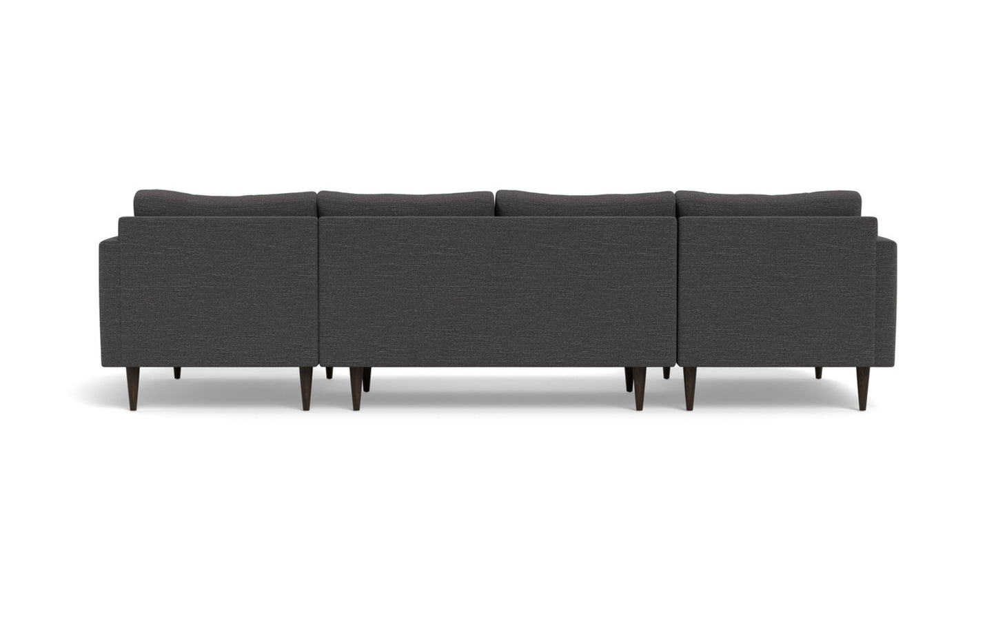 Wallace 126" Untufted Double Chaise U Sectional