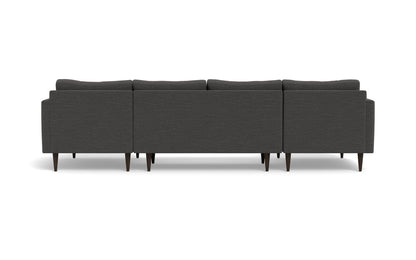 Wallace 126" Untufted Double Chaise U Sectional