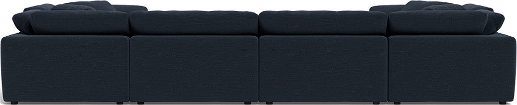 Fluffy 4 Corner U Sectional