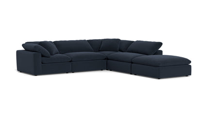 Fluffy 4 Piece Sectional w/Otto - Curious Eclipse