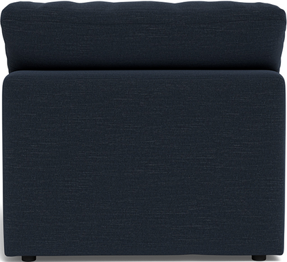Fluffy Small Armless Chair - Curious Charcoal