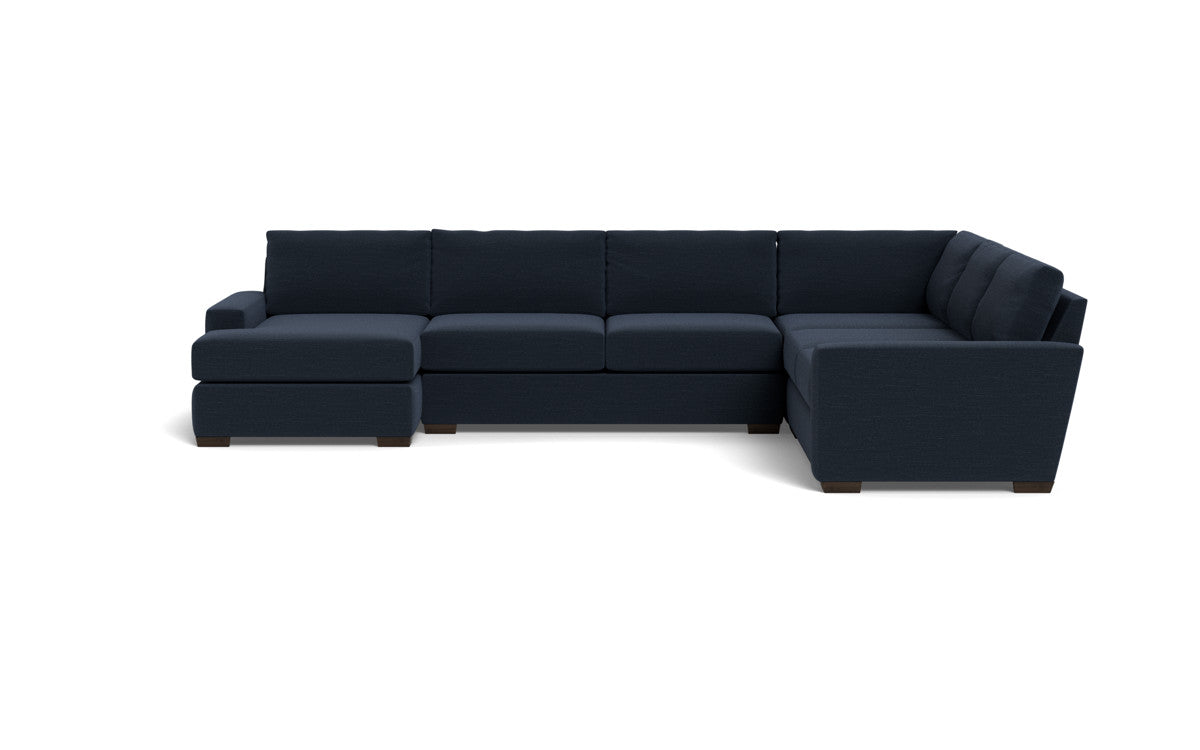 Mas Mesa 162" Deep Corner Sectionals w. Left Chaise - Curious Eclipse