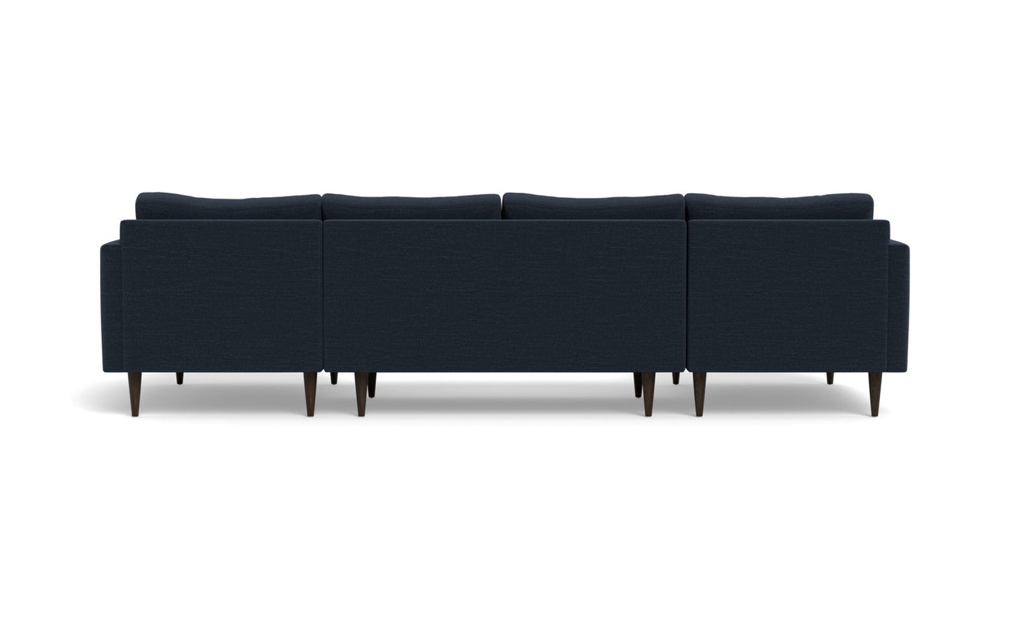 Wallace 126" Untufted Double Chaise U Sectional