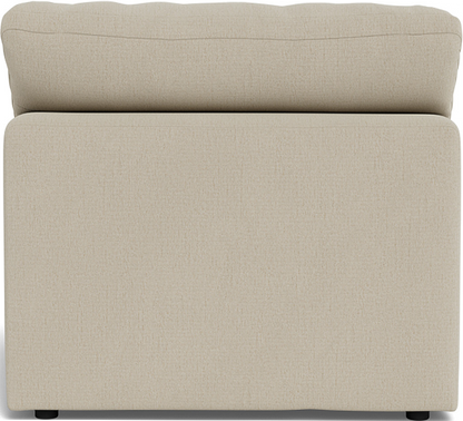 Fluffy Small Armless Chair - Curious Eclipse