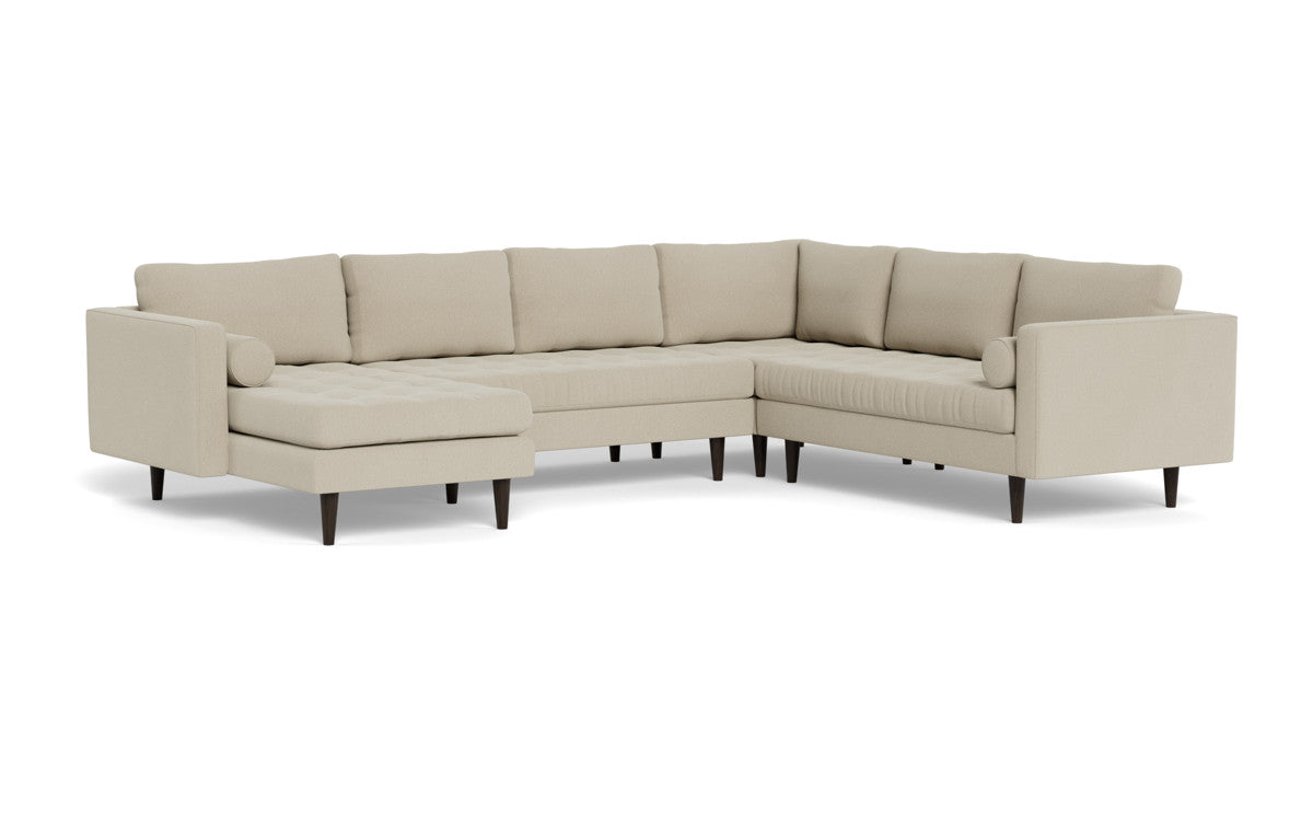 Ladybird 133" Corner Sectional with Left Chaise - Curious Pearl