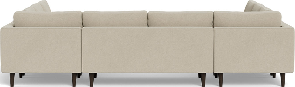 Ladybird 134" U Sectional - Curious Pearl