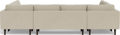 Ladybird 134" U Sectional - Curious Pearl