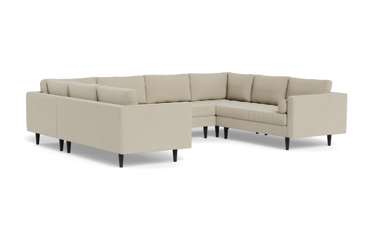 Ladybird 134" U Sectional - Curious Pearl