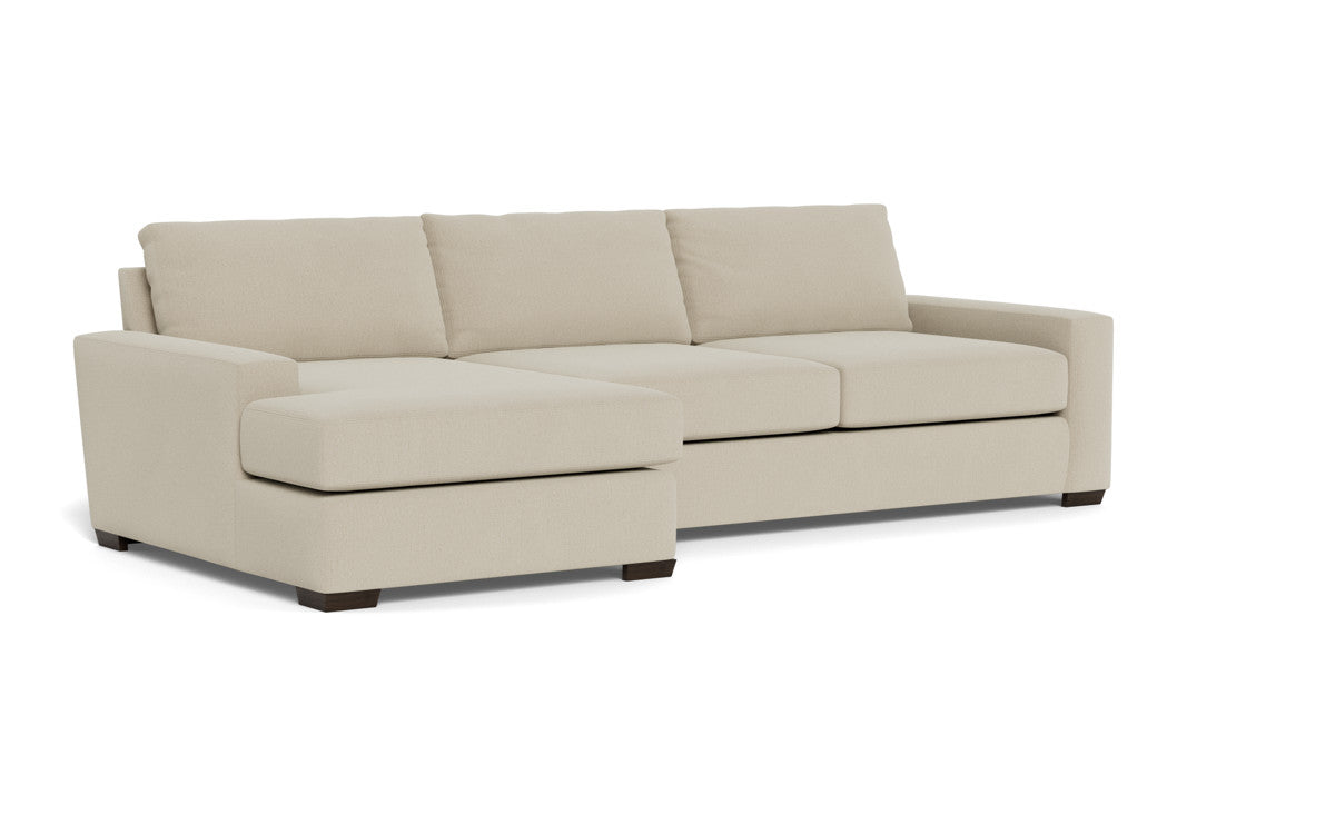 Mas Mesa 123" Deep Left Chaise Sectional - Curious Pearl