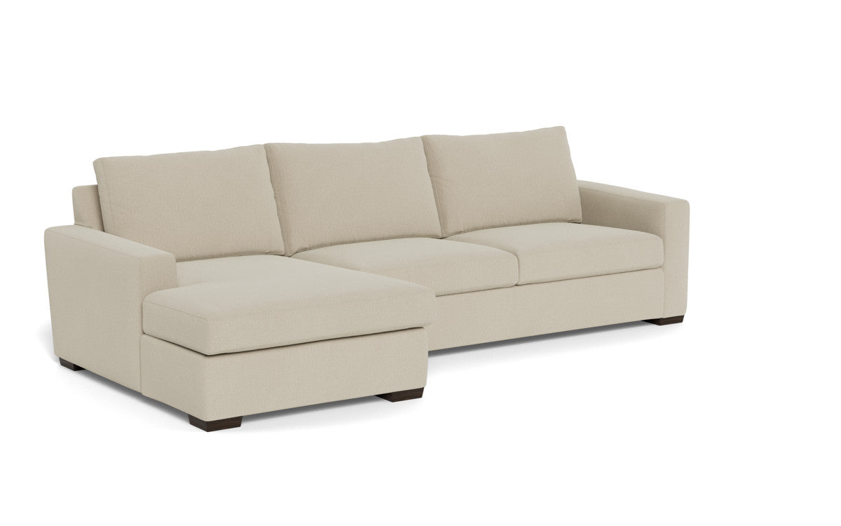 Mesa 123" Left Chaise Sectional - Curious Pearl