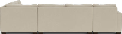 Track 141" Corner Sectionals W. Full Sleeper & Left Chaise - Curious Pearl