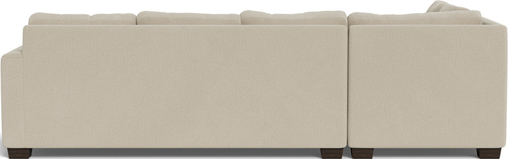 Track 121" Left Chaise Sectional - Curious Pearl
