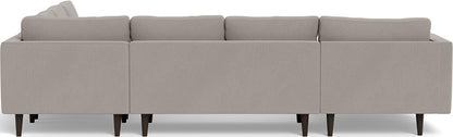 Ladybird 133" Corner Sectional with Left Chaise - Curious Silverpine